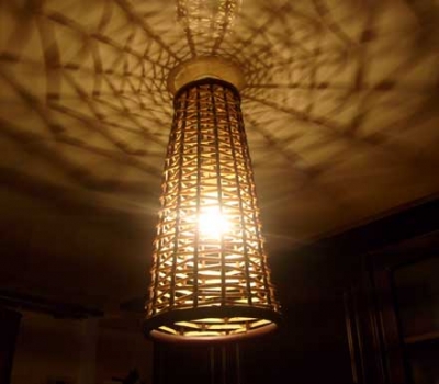 Плетеные светильники
